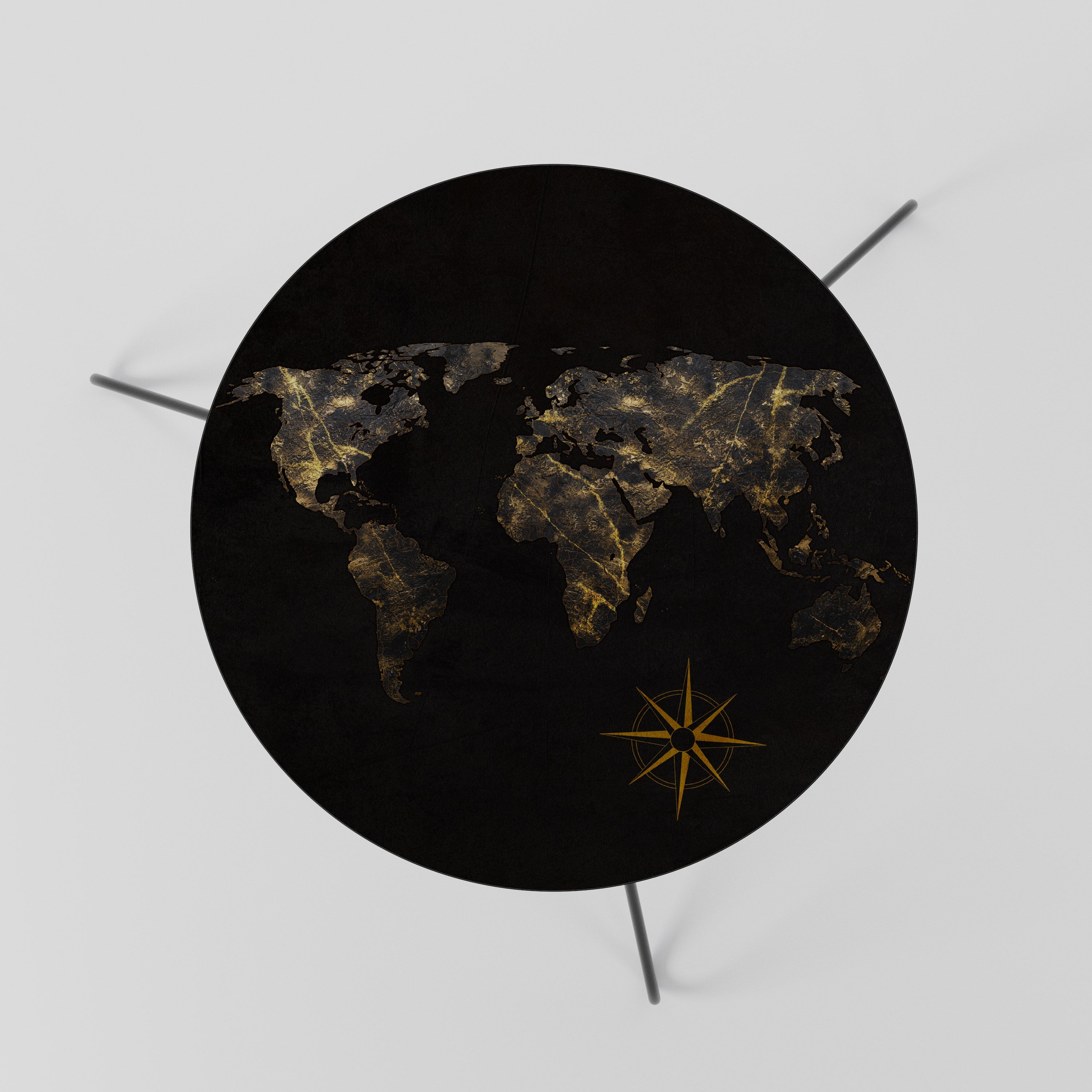Τραπεζάκι Σαλονιού GOLDEN GEOGRAPHY 60