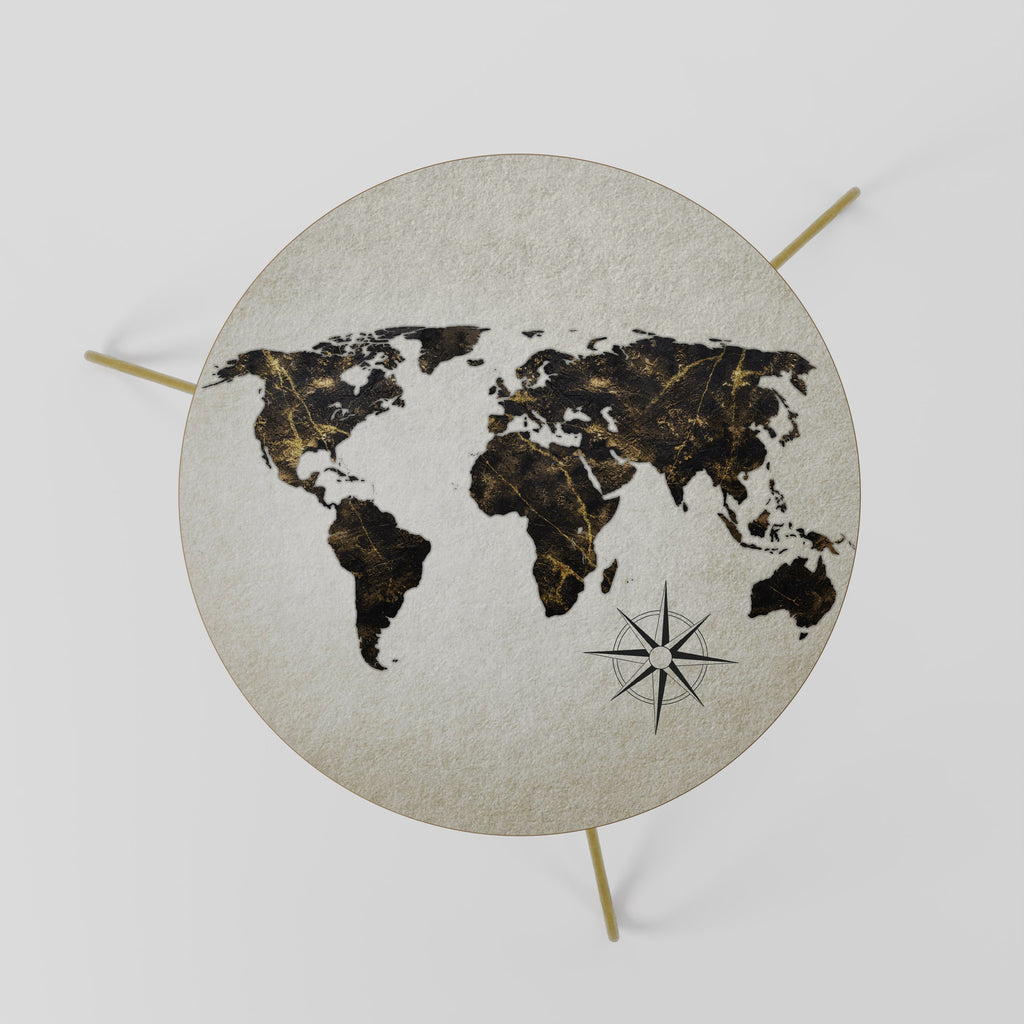 Τραπεζάκι Σαλονιού GOLDEN LINES GLOBE 60