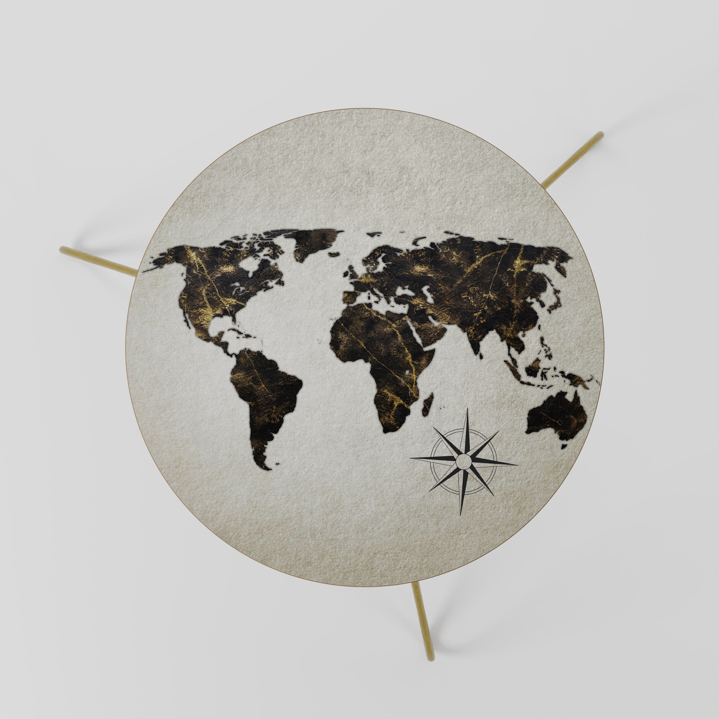 Τραπεζάκι Σαλονιού GOLDEN LINES GLOBE 60