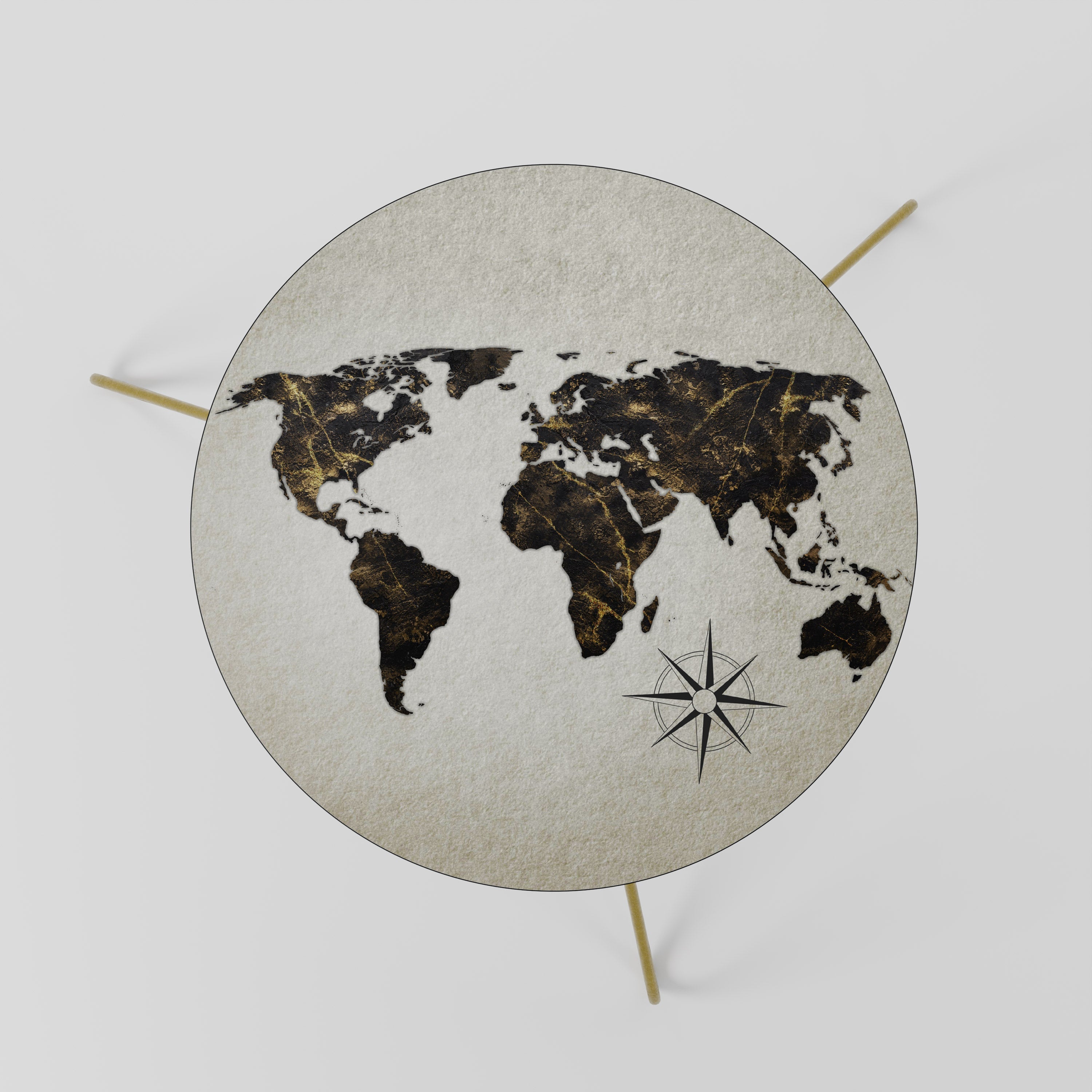 Τραπεζάκι Σαλονιού GOLDEN LINES GLOBE 60