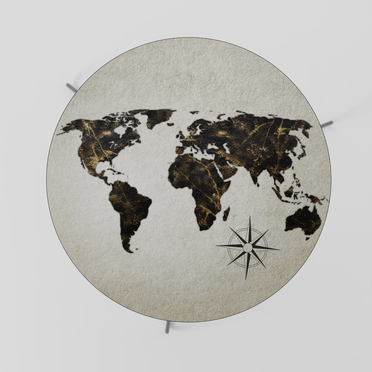 GOLDEN LINES GLOBE Τραπεζάκι σαλονιού