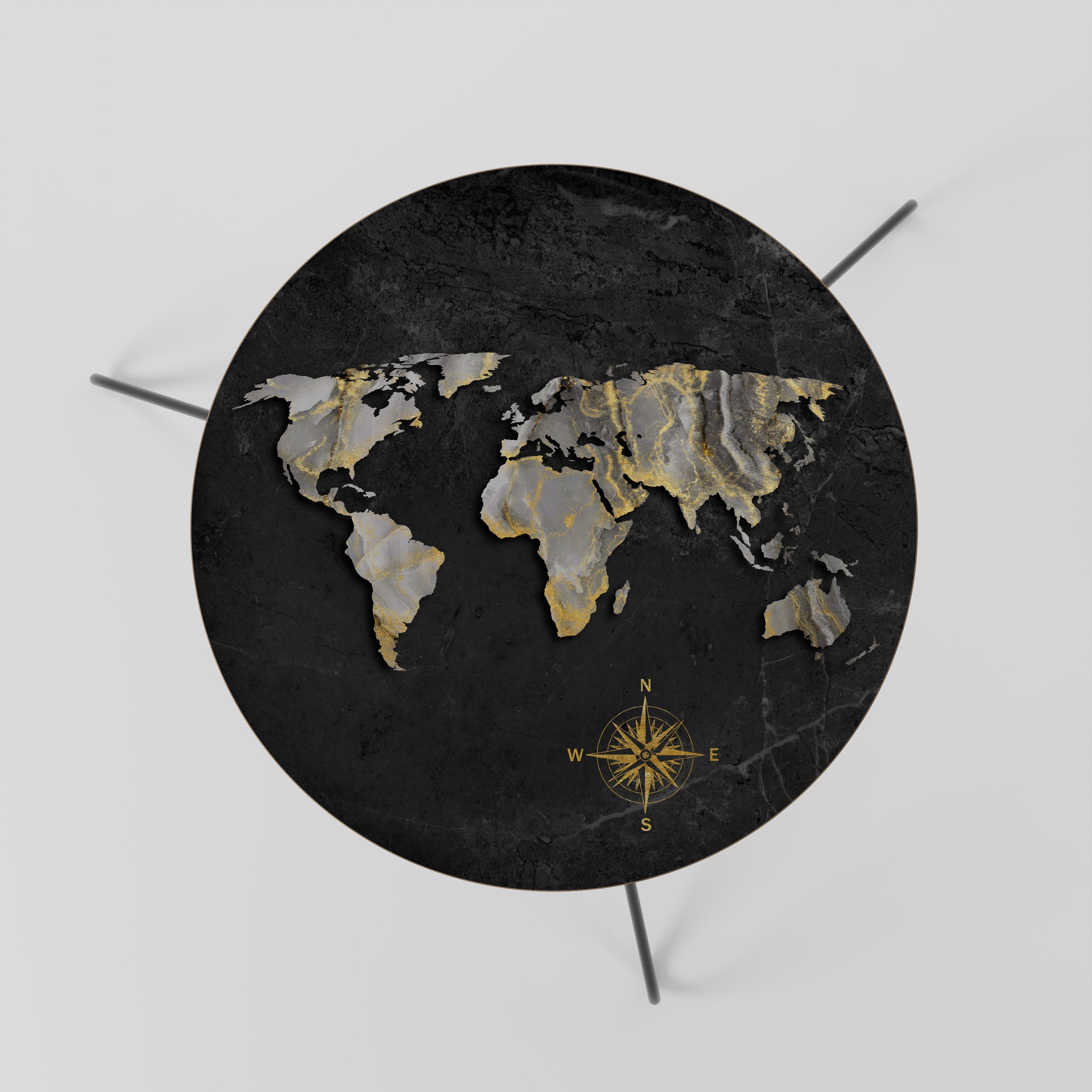 ELEGANT WORLDWIDE Τραπεζάκι Σαλονιού 60