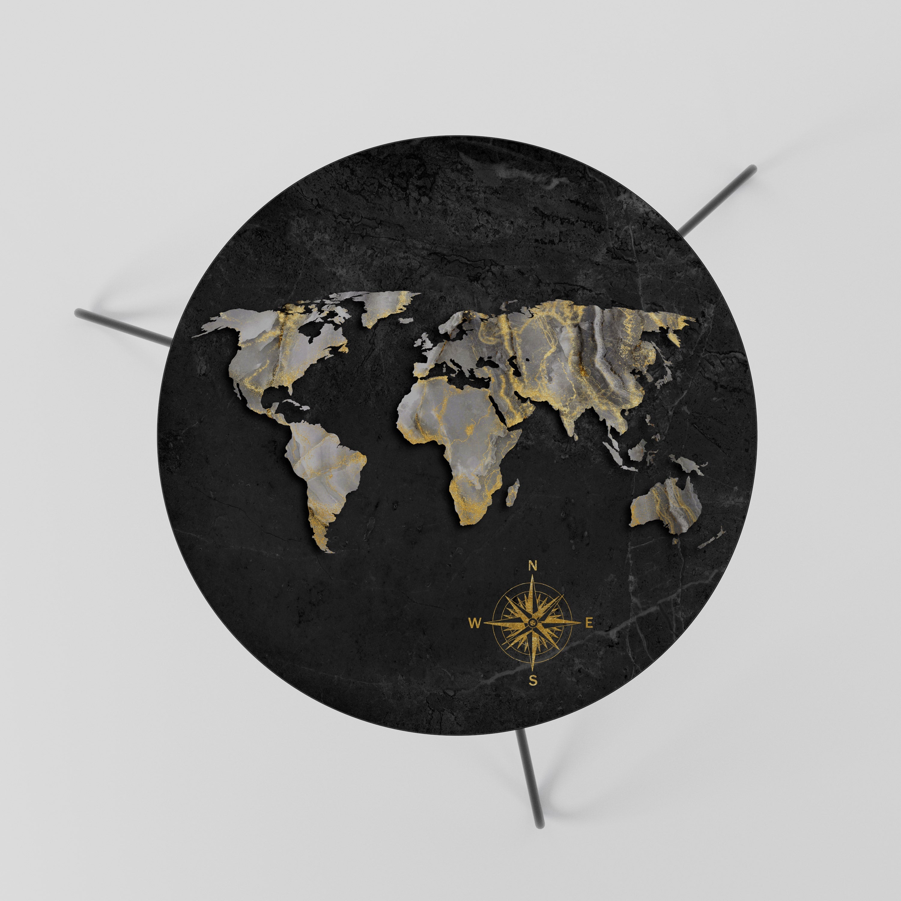 ELEGANT WORLDWIDE Τραπεζάκι Σαλονιού 60