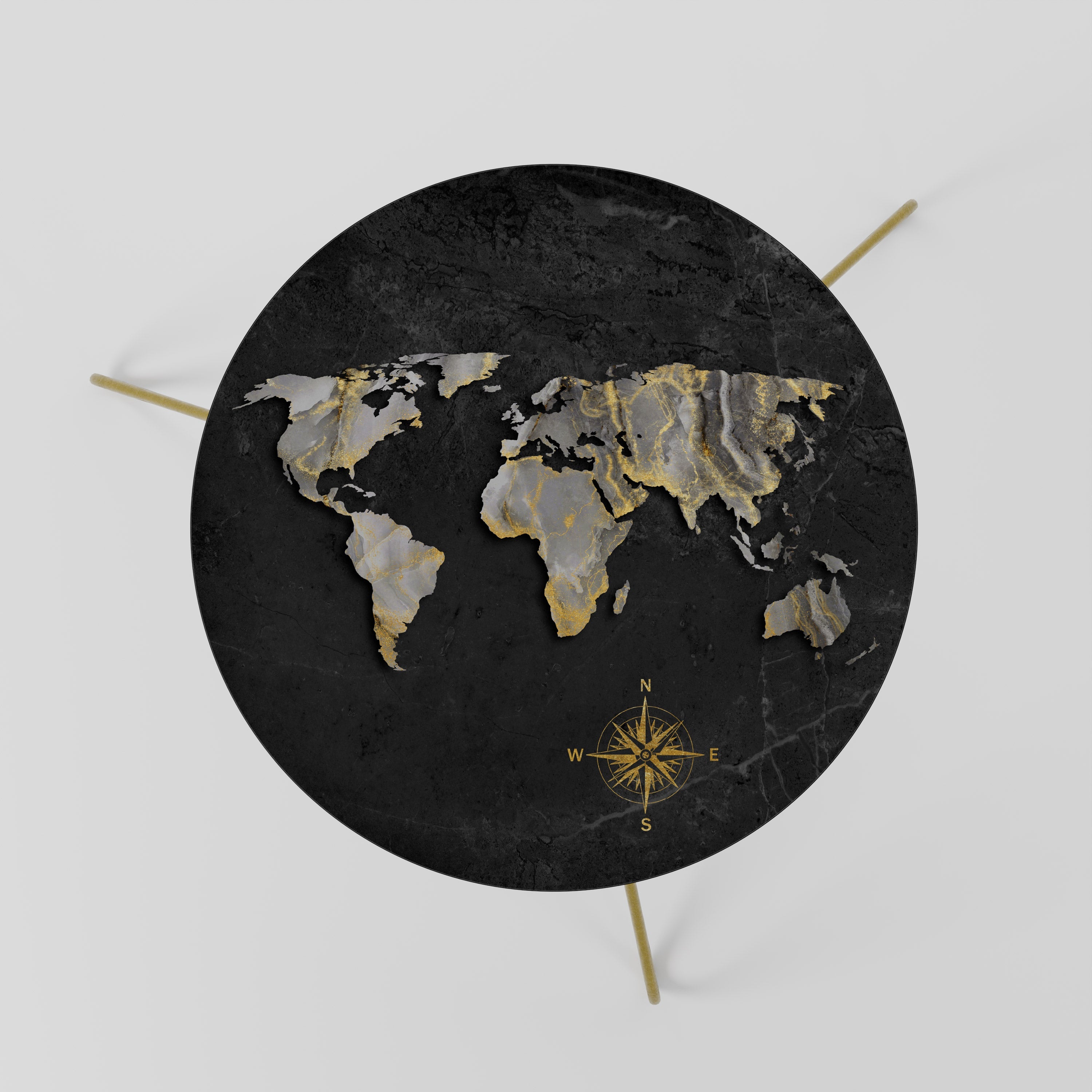 ELEGANT WORLDWIDE Τραπεζάκι Σαλονιού 60