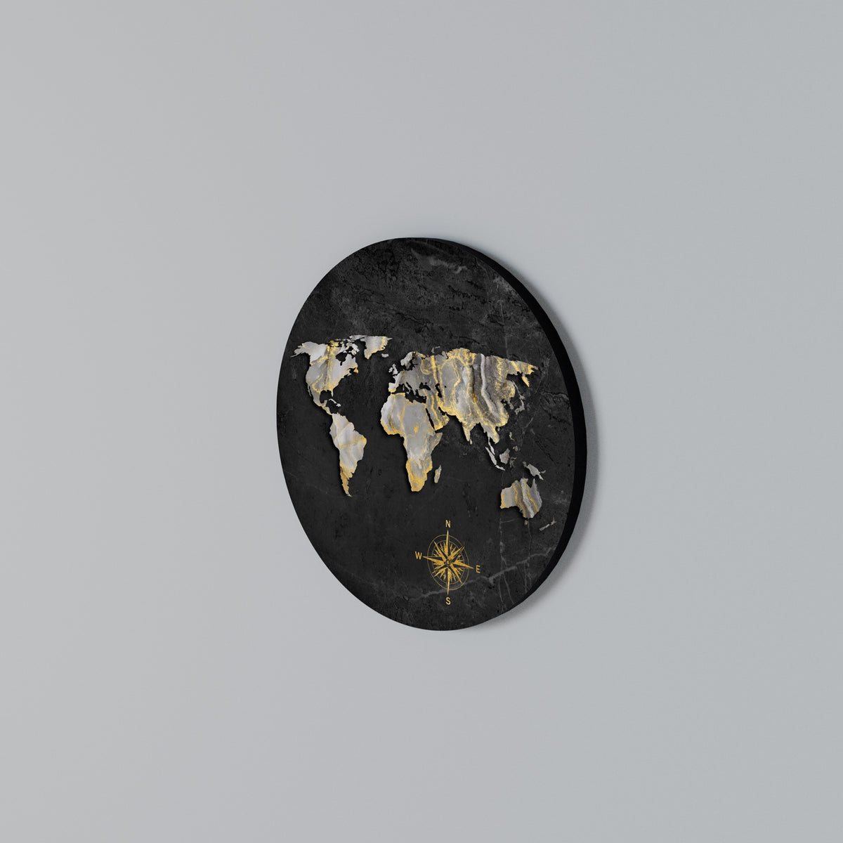 ELEGANT WORLDWIDE Στρογγυλός πίνακας ζωγραφικής