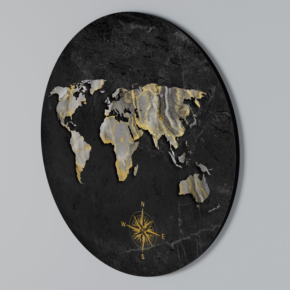 ELEGANT WORLDWIDE Στρογγυλός πίνακας ζωγραφικής