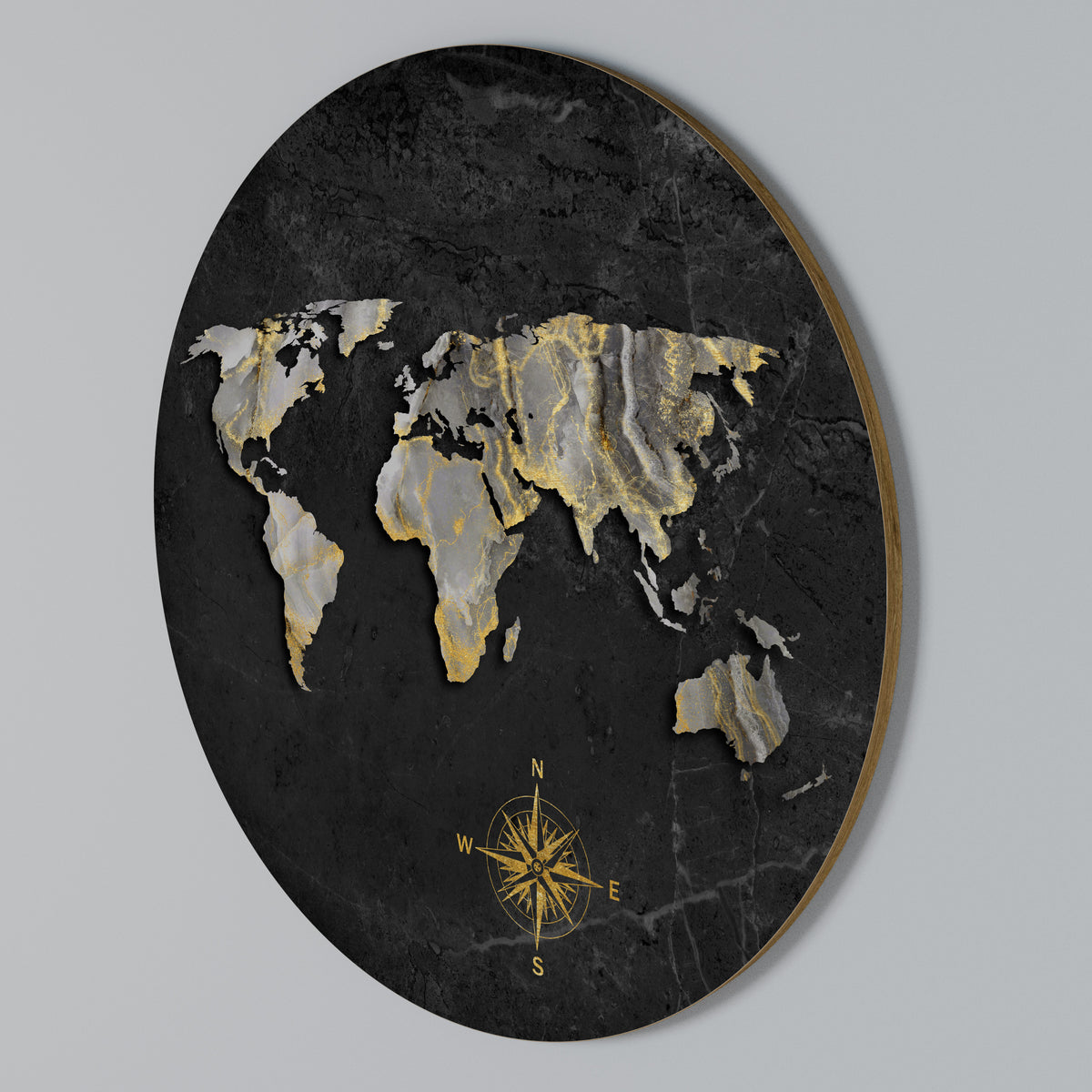 ELEGANT WORLDWIDE Στρογγυλός πίνακας ζωγραφικής