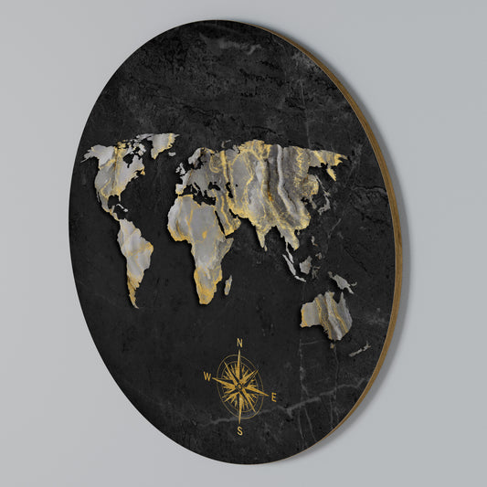 ELEGANT WORLDWIDE Στρογγυλός πίνακας ζωγραφικής