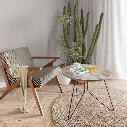 METALLIC WORLDVIEW MAP Coffee Table