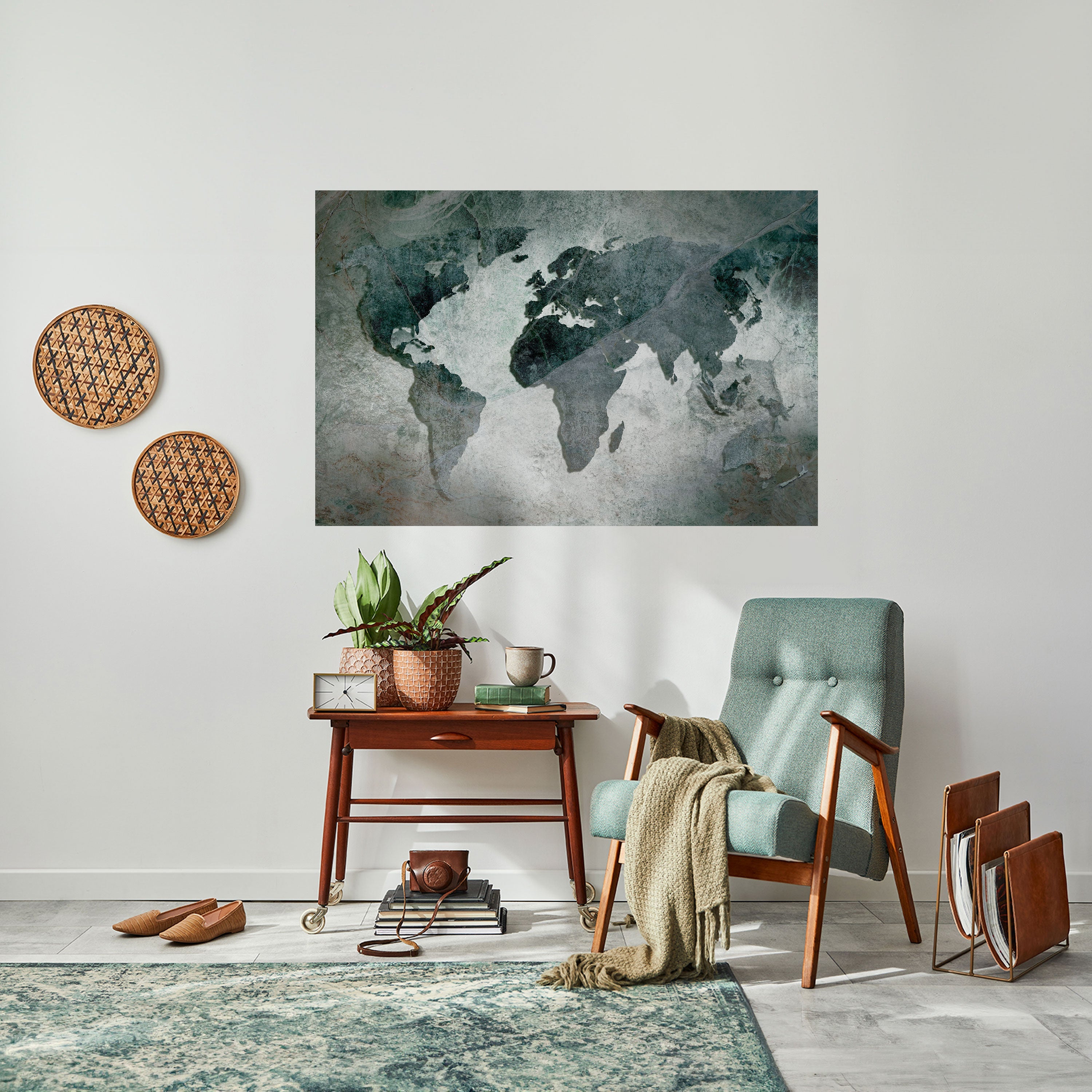 ECHOES OF EARTH Ξεκολλήστε και κολλήστε οριζόντια αφίσα