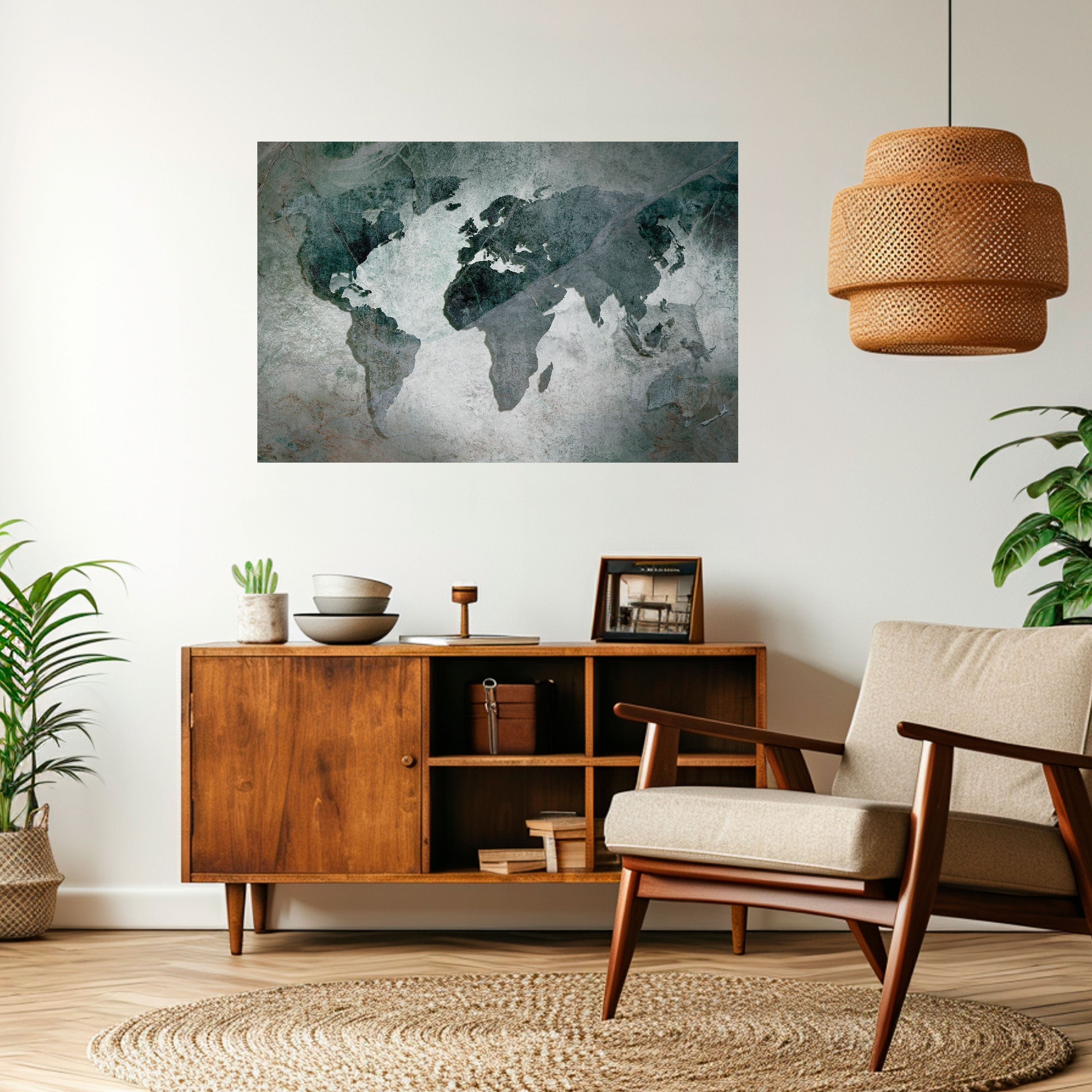 ECHOES OF EARTH Ξεκολλήστε και κολλήστε οριζόντια αφίσα