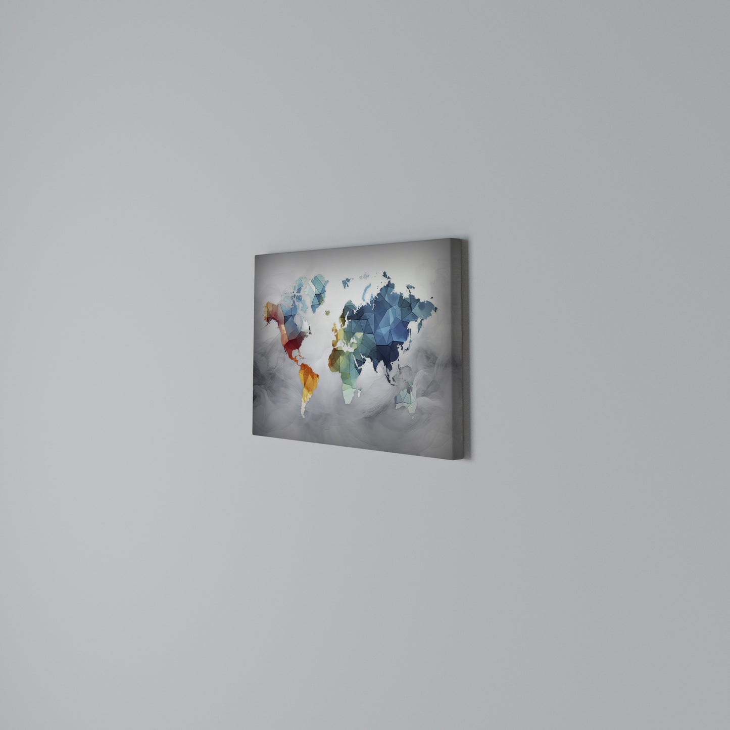 FACETED WORLDVIEW Horizontal Canvas Print