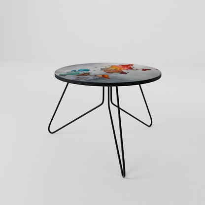 PAINTED CONTINENTS Coffee Table