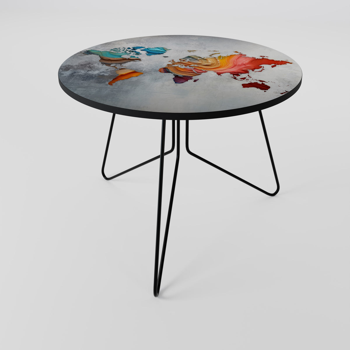 PAINTED CONTINENTS Τραπεζάκι σαλονιού