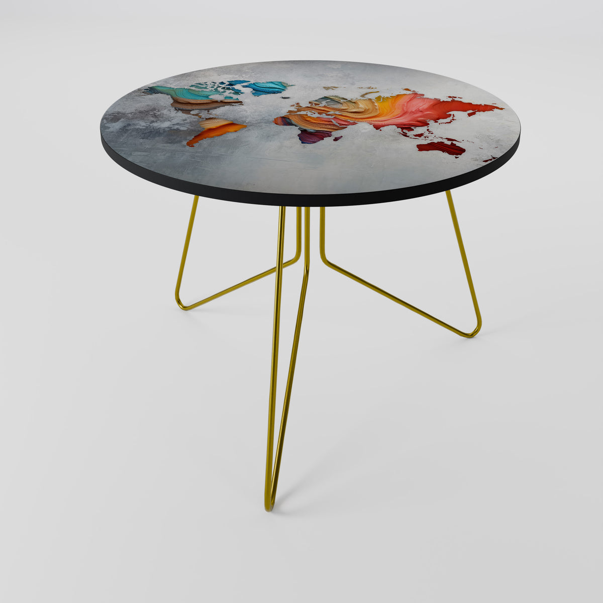 PAINTED CONTINENTS Τραπεζάκι σαλονιού