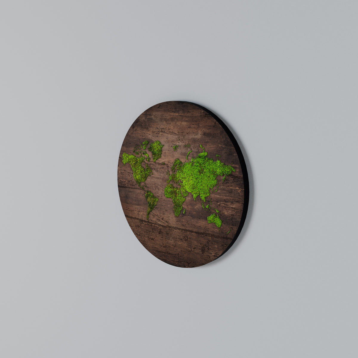 GREEN EARTH VISION Στρογγυλός πίνακας ζωγραφικής