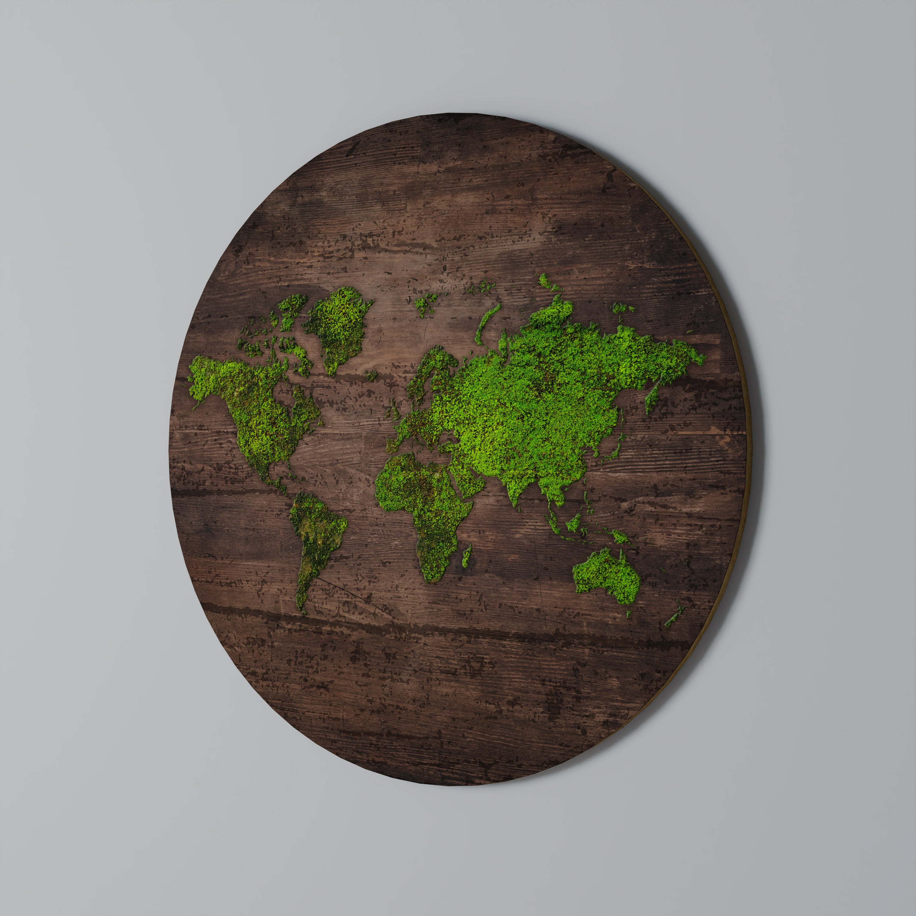 Στρογγυλή Τέχνη Τοίχου GREEN EARTH VISION