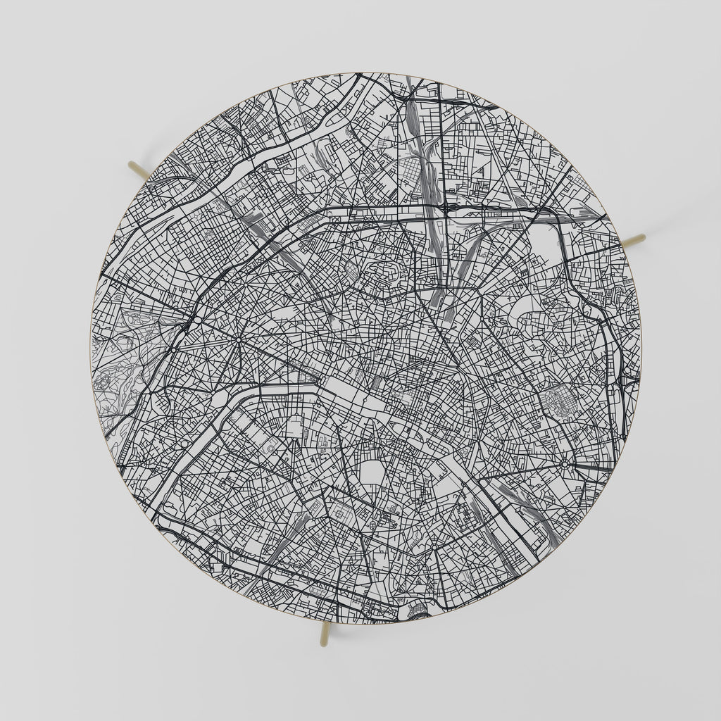 PARIS TOWN PLAN Coffee Table 69