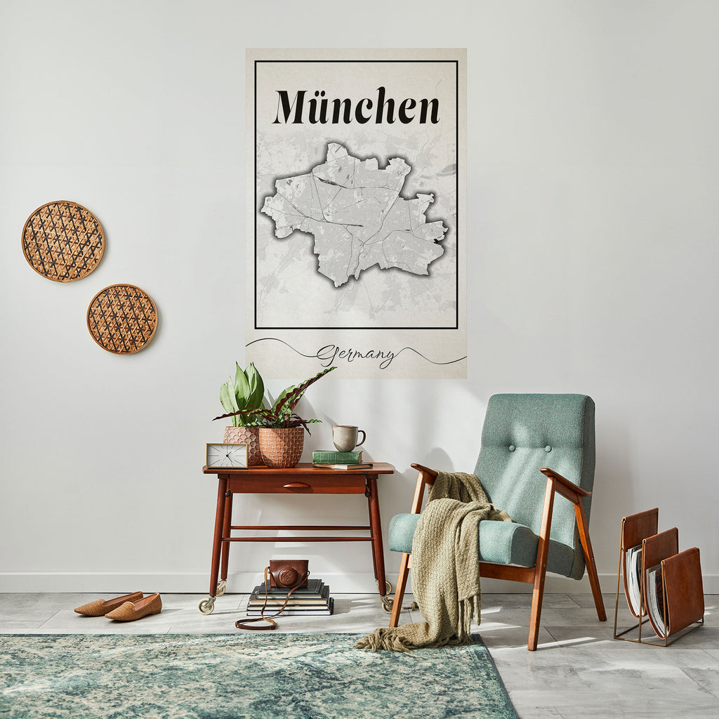 MONOCHROME MÜNCHEN Αφίσα με κολλητική ταινία