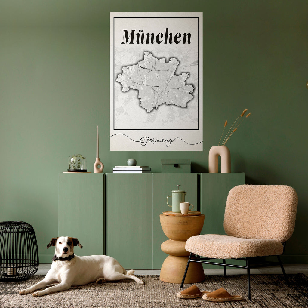 MONOCHROME MÜNCHEN Αφίσα με κολλητική ταινία