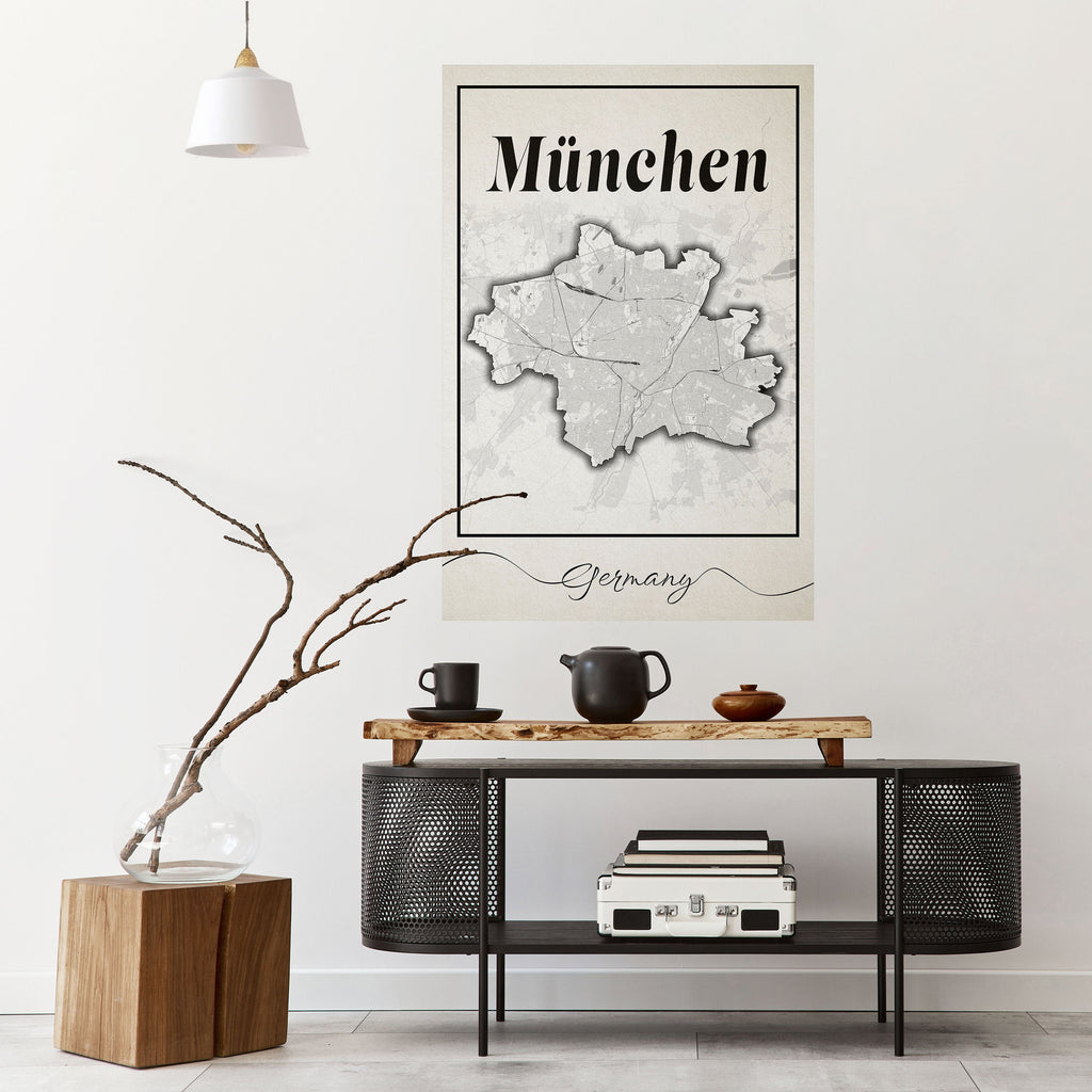 MONOCHROME MÜNCHEN Αφίσα με κολλητική ταινία