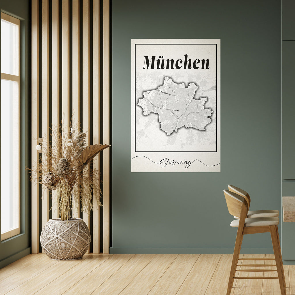 MONOCHROME MÜNCHEN Αφίσα με κολλητική ταινία