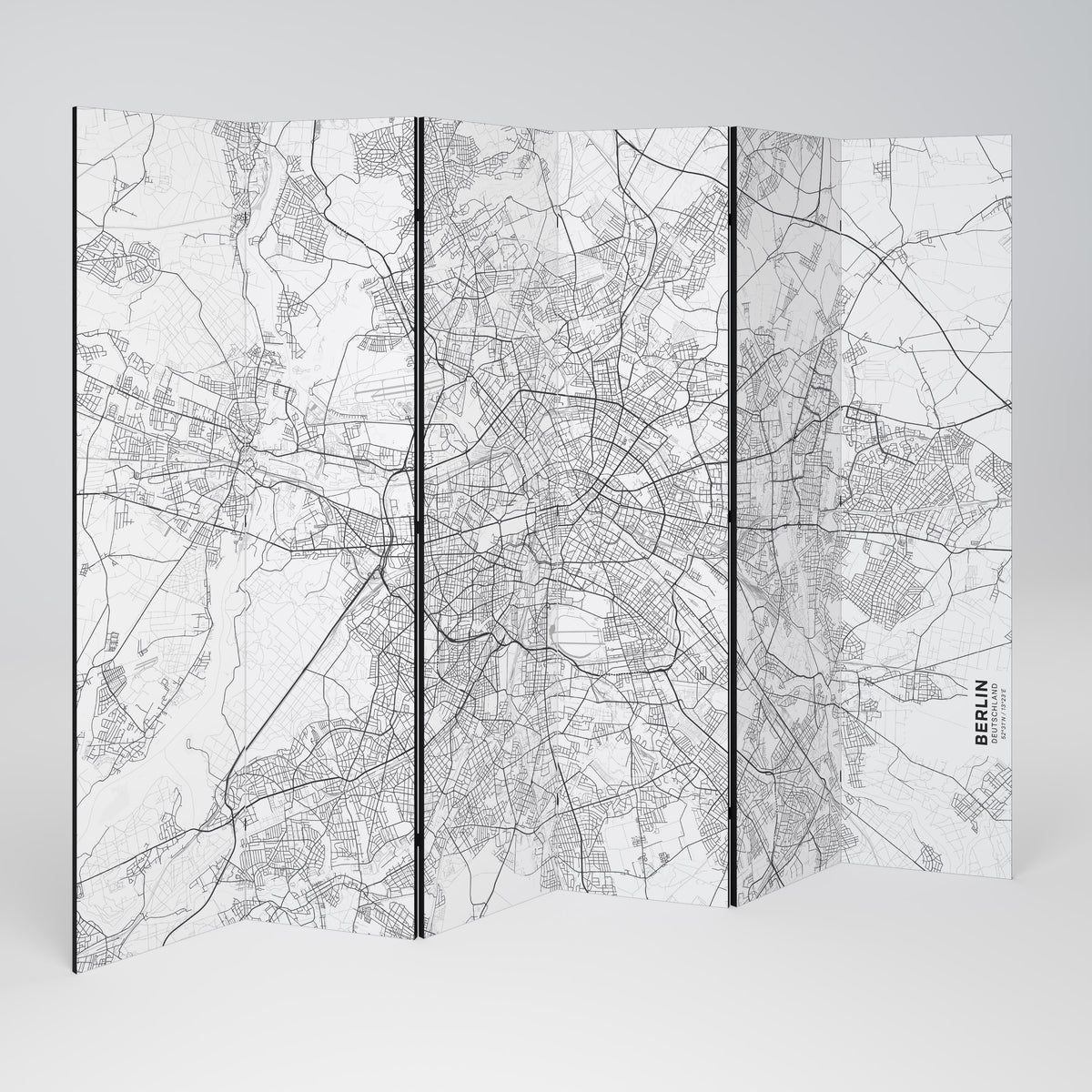 BERLIN PLAN 6-Panel Room Divider