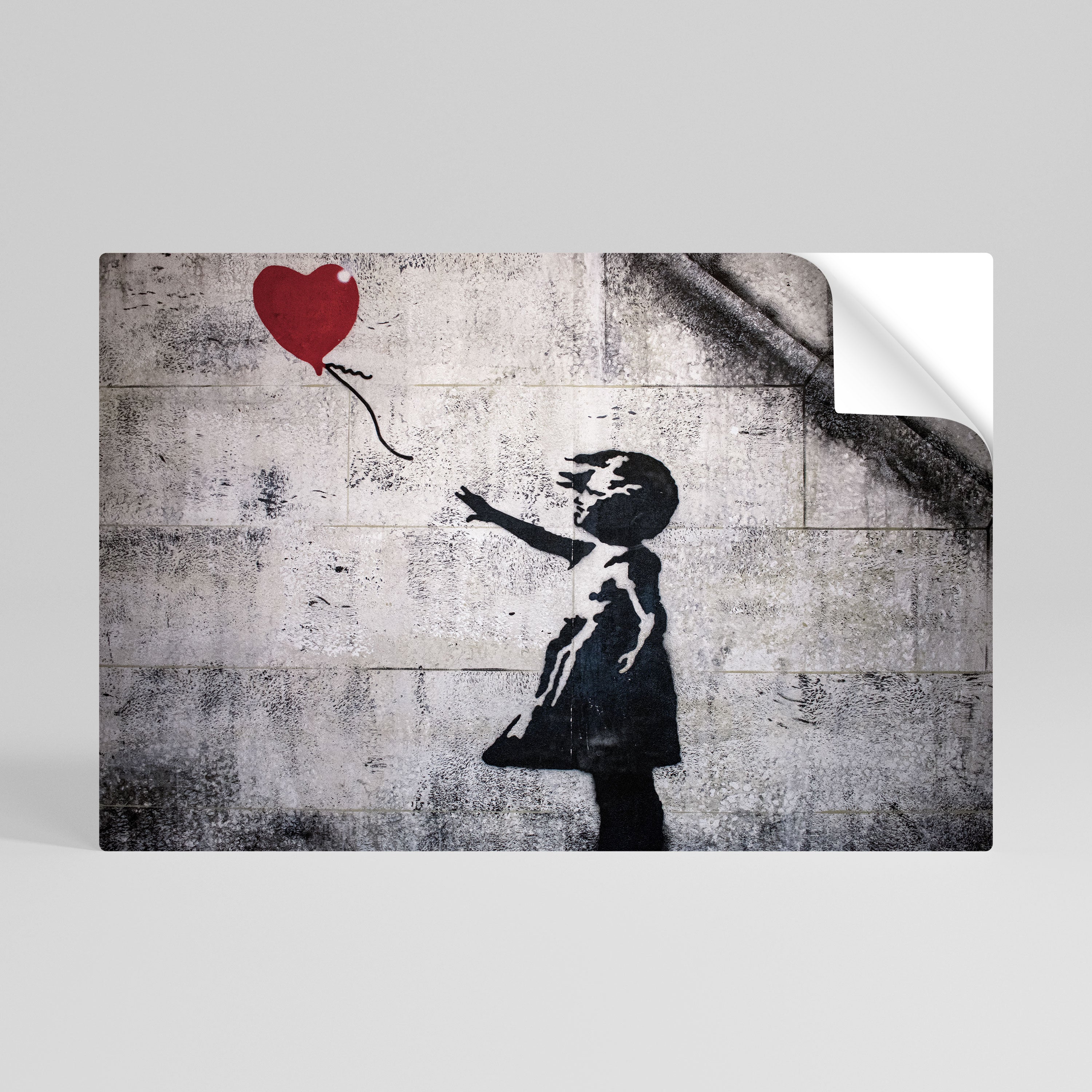 BALLON GIRL (BANKSY) Peel and Stick Horizontal Poster