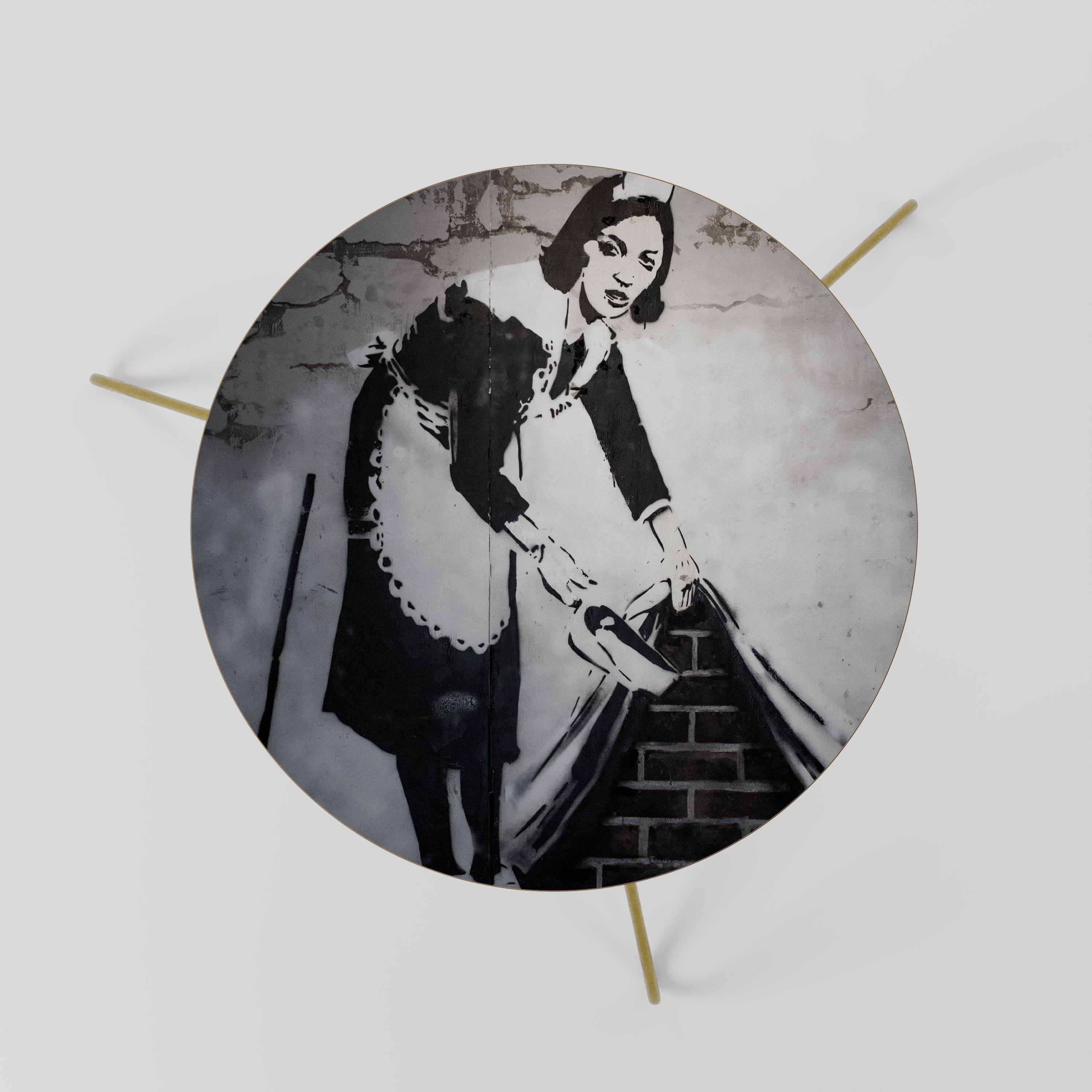 Τραπεζάκι Σαλονιού SWEEPING UNDER (BANKSY) 60
