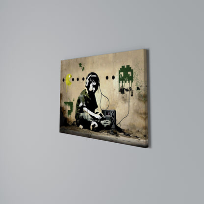 VIRTUAL RETRO REVIVAL Horizontal Canvas Print