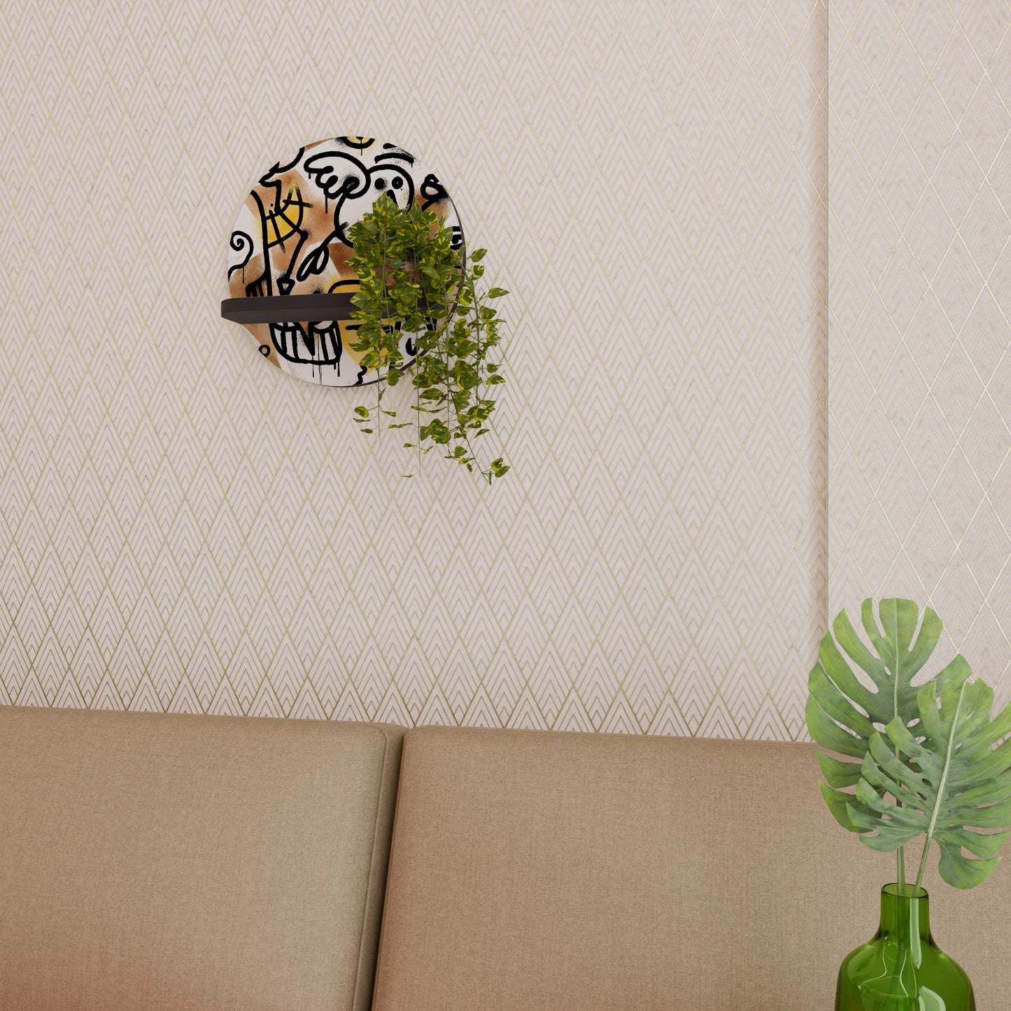 URBAN CANVAS Διακοσμητικό Ράφι Art Shelf