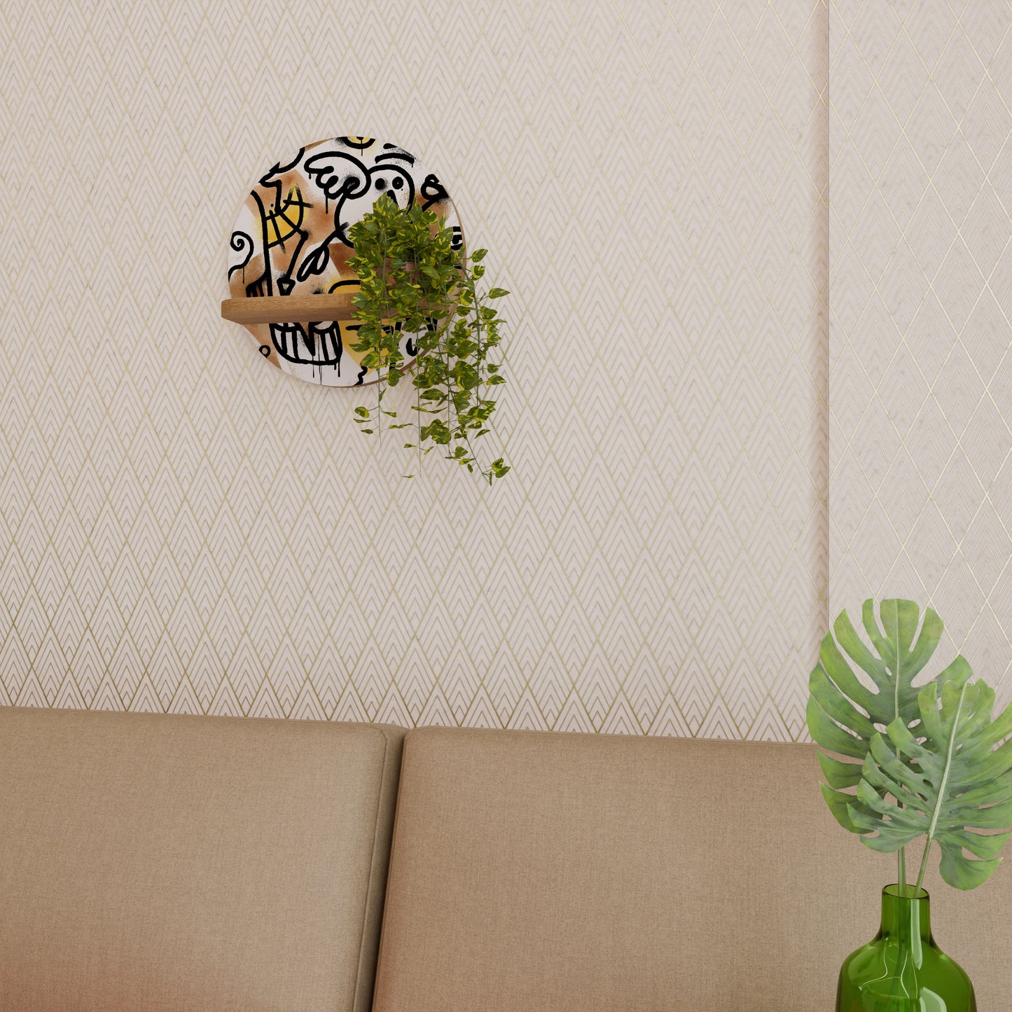 URBAN CANVAS Διακοσμητικό Ράφι Art Shelf