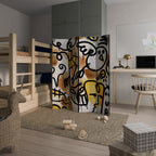 URBAN CANVAS 4-Panel Room Divider