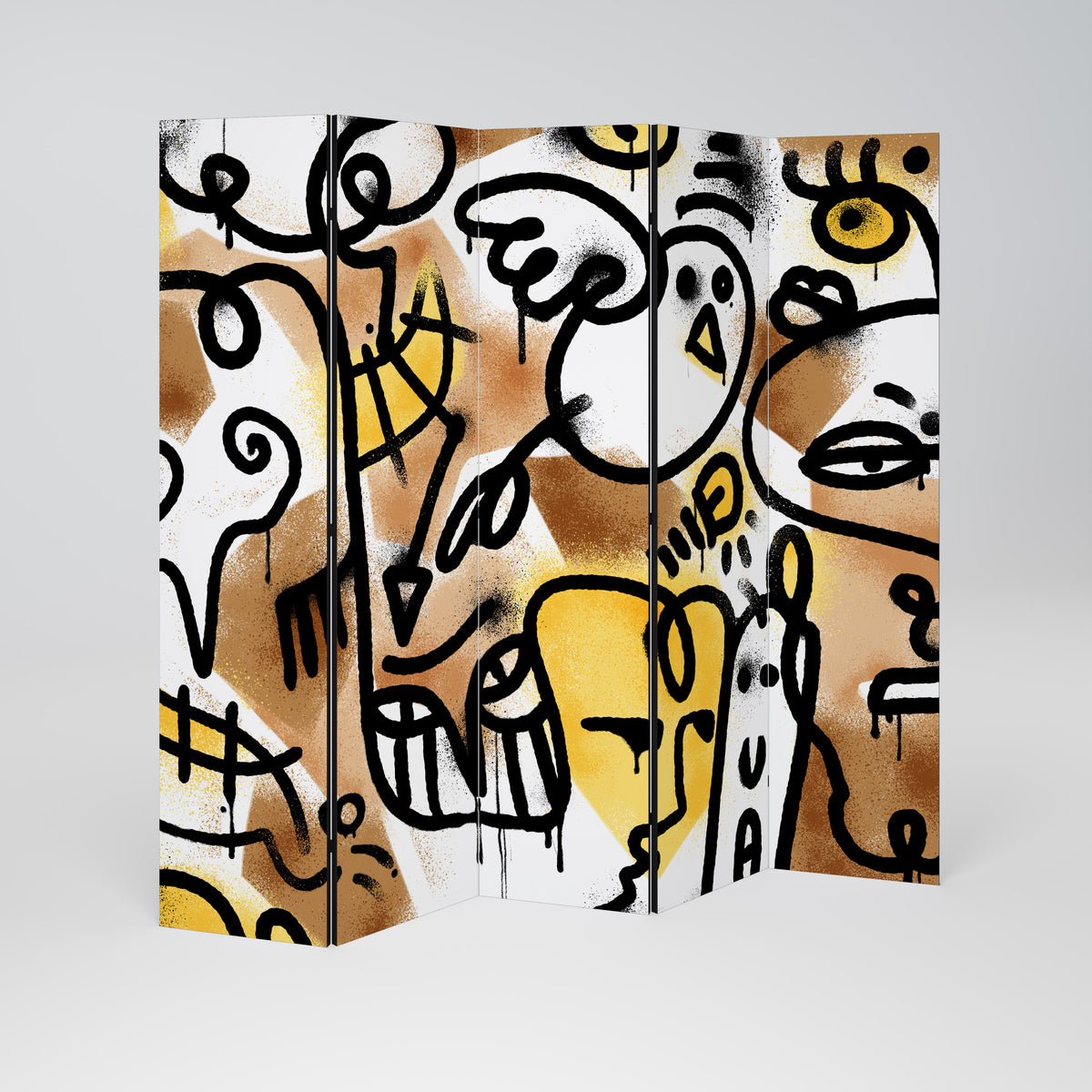 URBAN CANVAS Παραβάν με 5 πάνελ