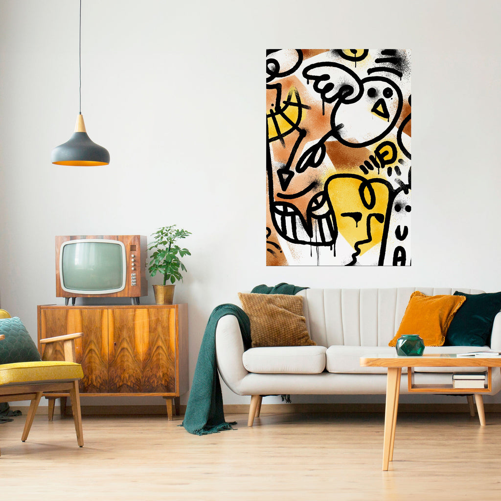 Αφίσα URBAN CANVAS με δυνατότητα αποκόλλησης και κολλήματος