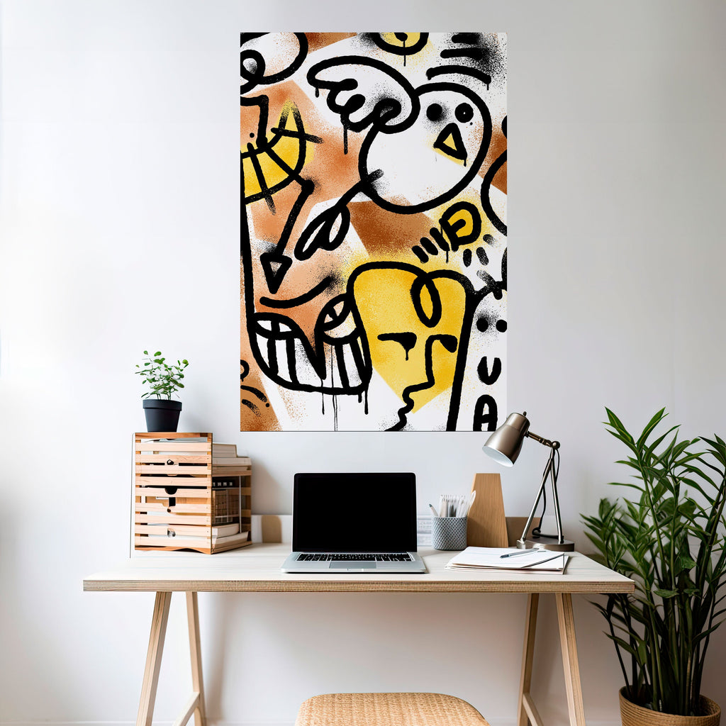 Αφίσα URBAN CANVAS με δυνατότητα αποκόλλησης και κολλήματος