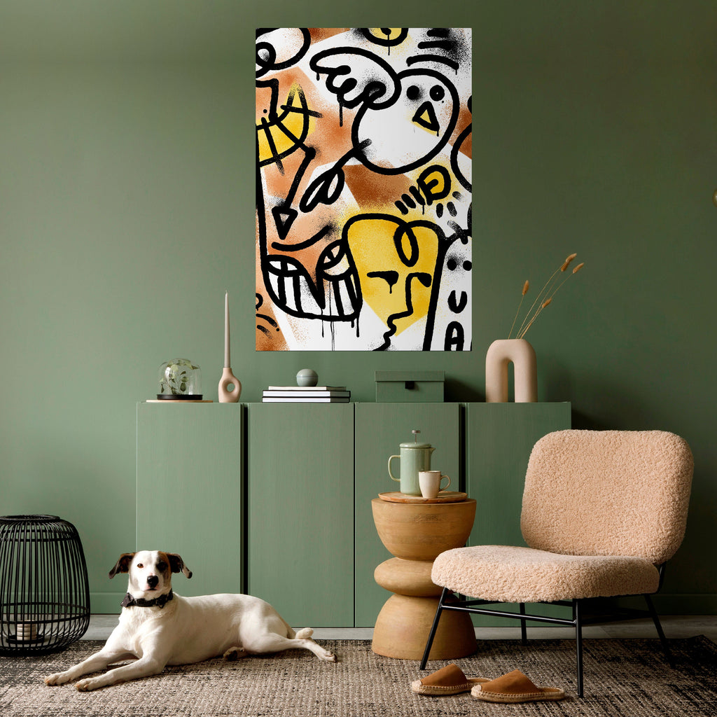 Αφίσα URBAN CANVAS με δυνατότητα αποκόλλησης και κολλήματος