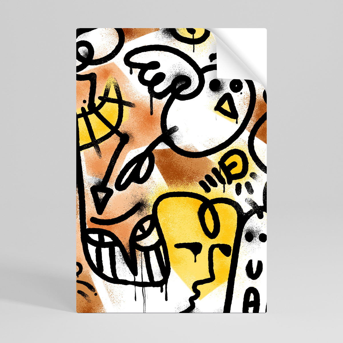 URBAN CANVAS Αυτοκόλλητη Αφίσα κάθετη