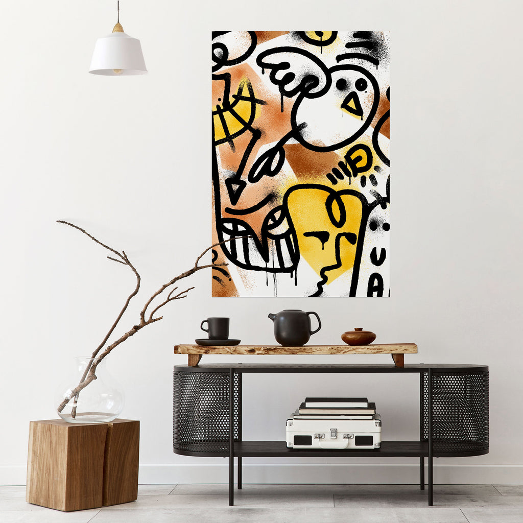 Αφίσα URBAN CANVAS με δυνατότητα αποκόλλησης και κολλήματος