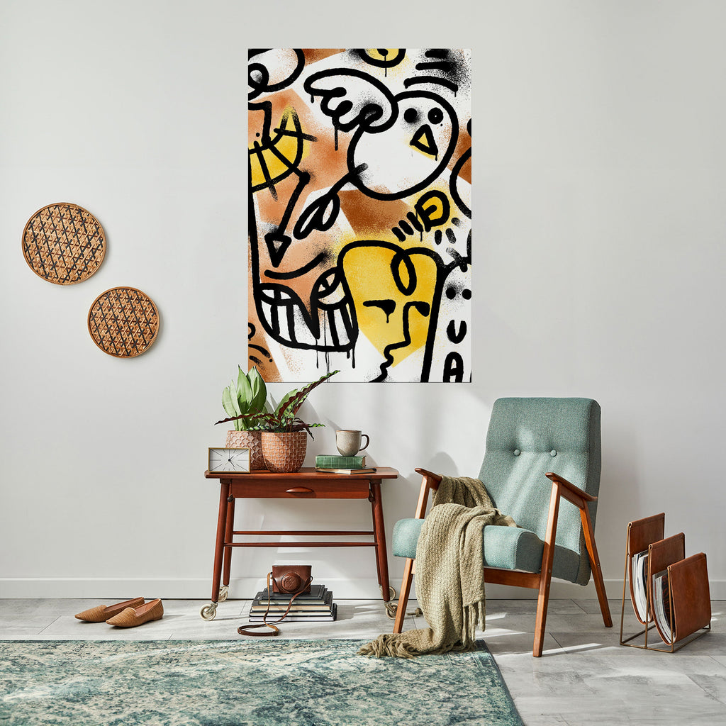 Αφίσα URBAN CANVAS με δυνατότητα αποκόλλησης και κολλήματος