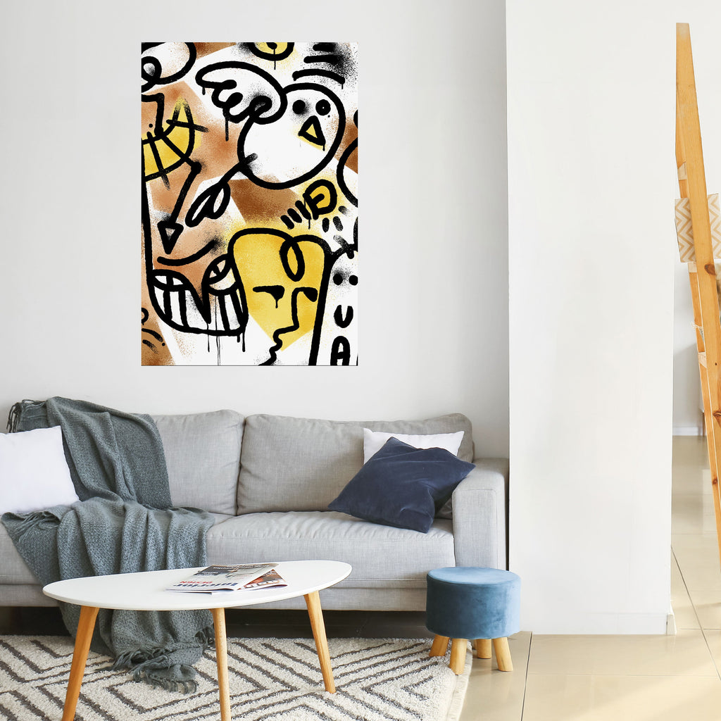 Αφίσα URBAN CANVAS με δυνατότητα αποκόλλησης και κολλήματος