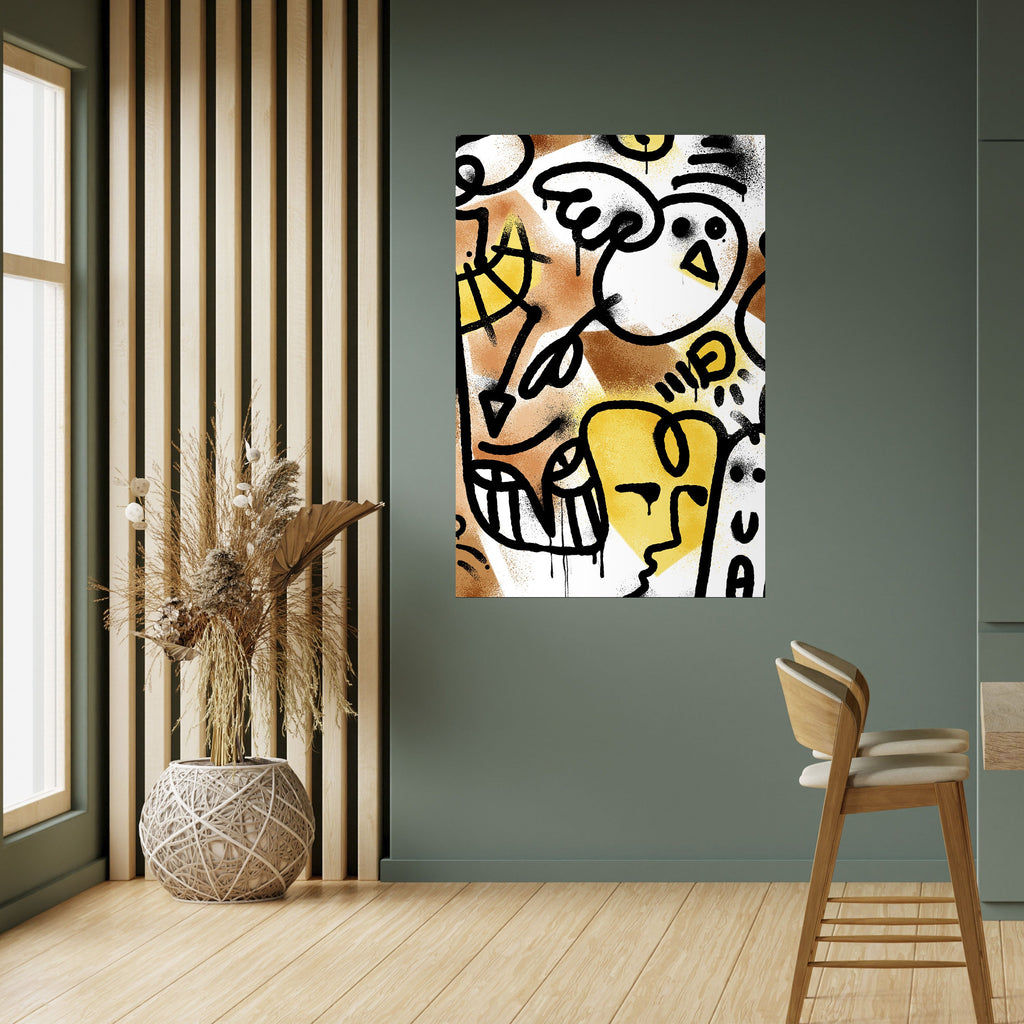 Αφίσα URBAN CANVAS με δυνατότητα αποκόλλησης και κολλήματος