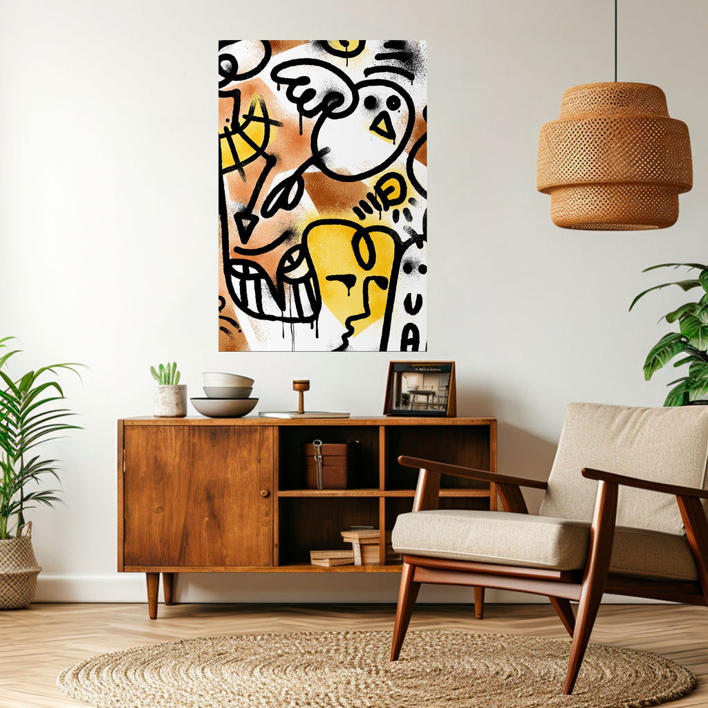 Αφίσα URBAN CANVAS με δυνατότητα αποκόλλησης και κολλήματος