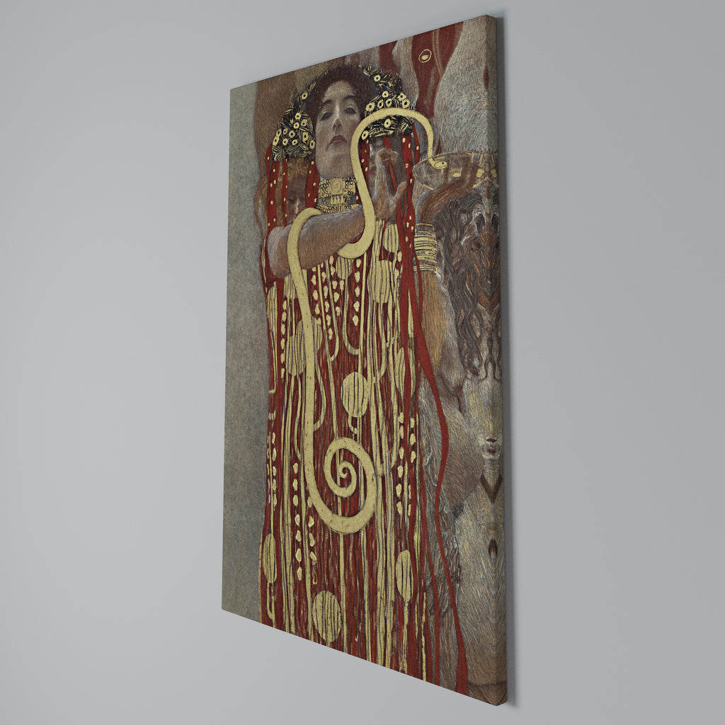 HYGIEIA BY KLIMT Κατακόρυφος Πίνακας σε Καμβά