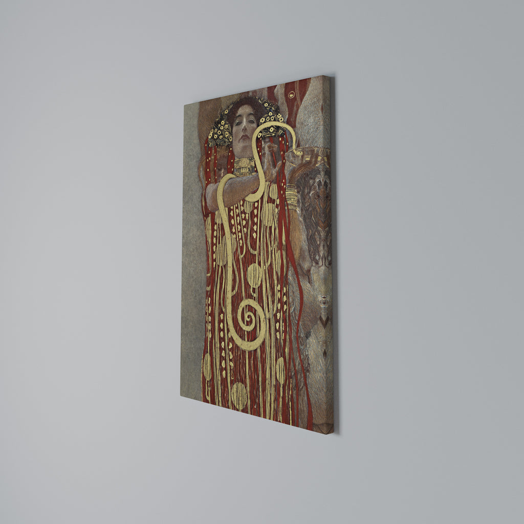 HYGIEIA BY KLIMT Κατακόρυφος Πίνακας σε Καμβά