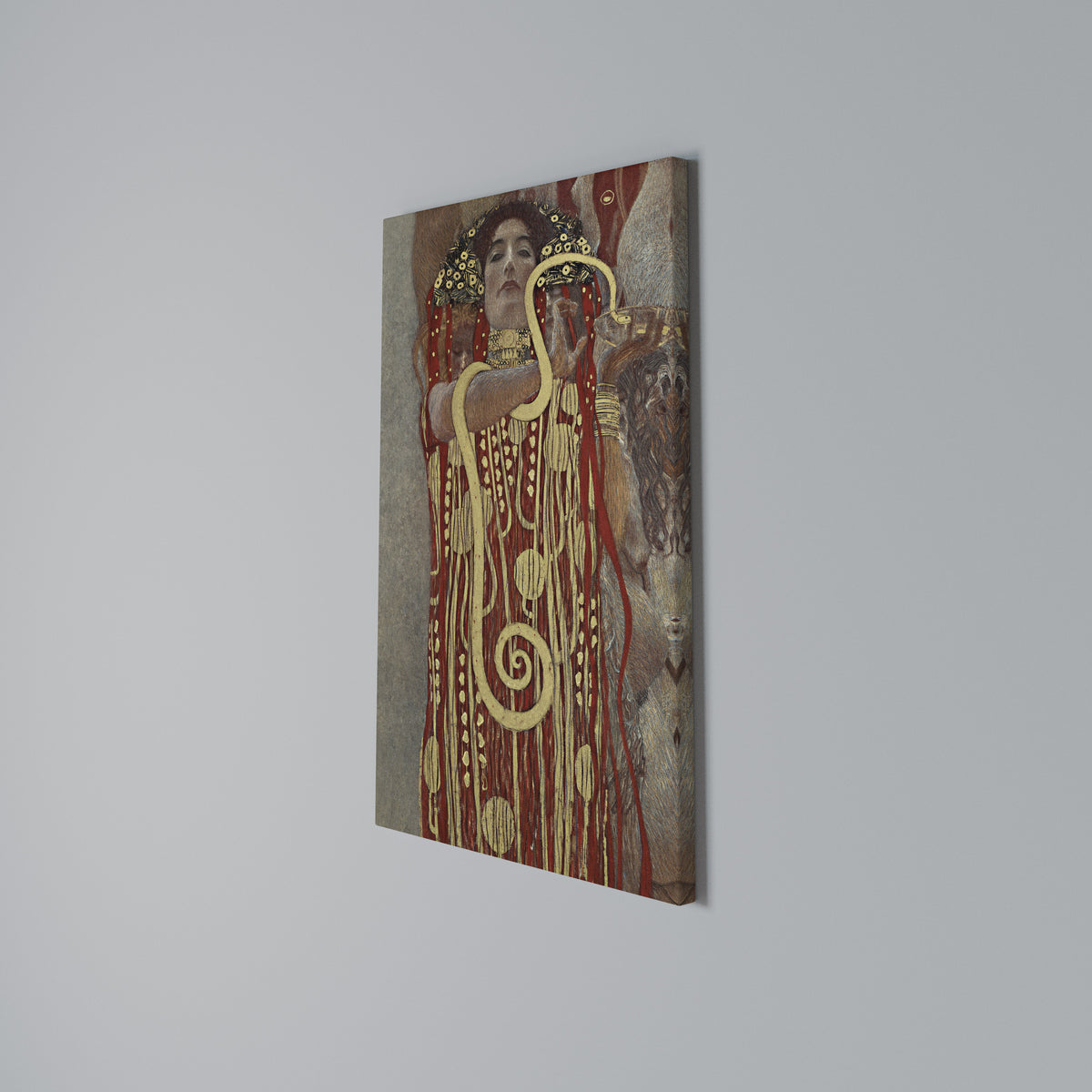 HYGIEIA BY KLIMT Κατακόρυφος Πίνακας σε Καμβά