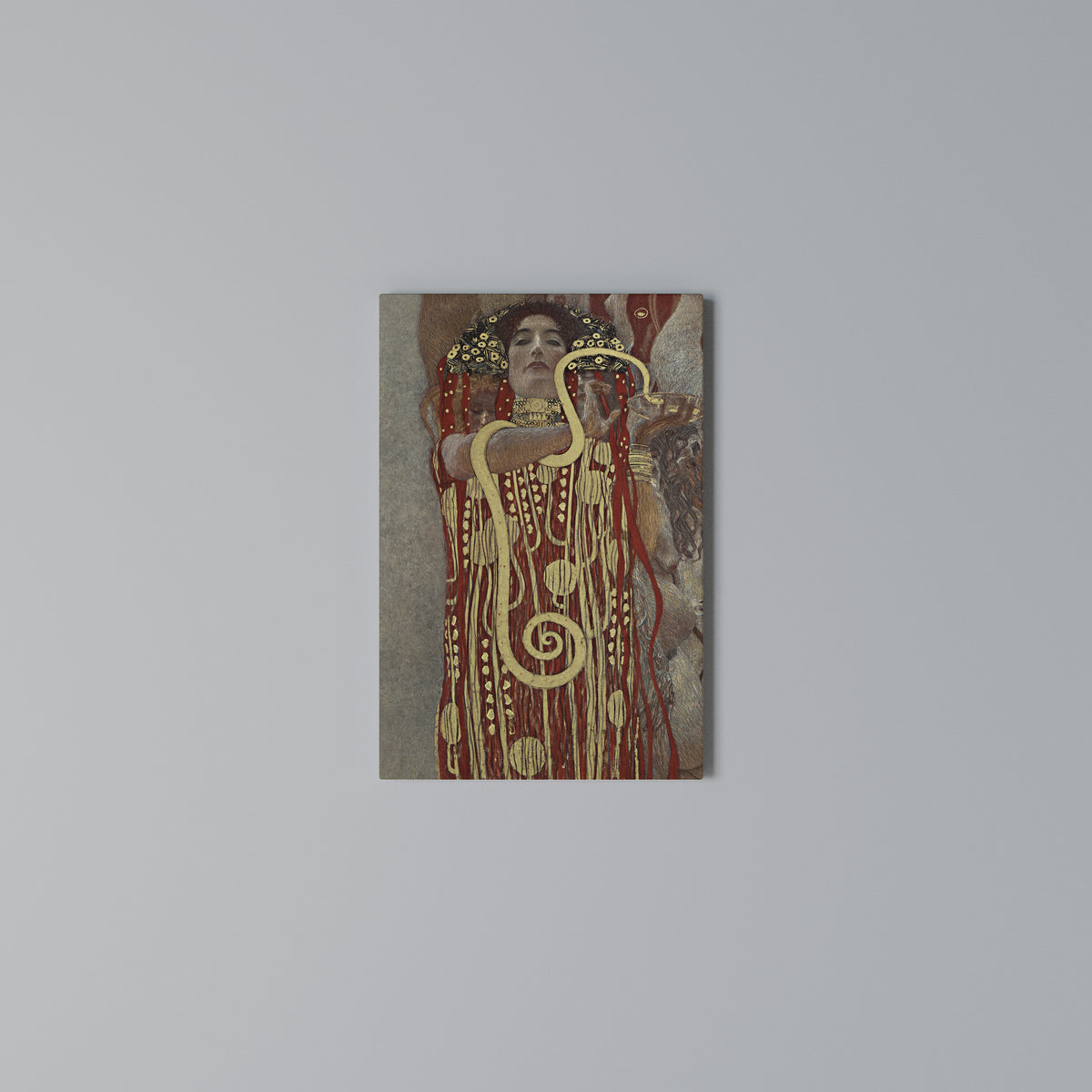 HYGIEIA BY KLIMT Κατακόρυφος Πίνακας σε Καμβά