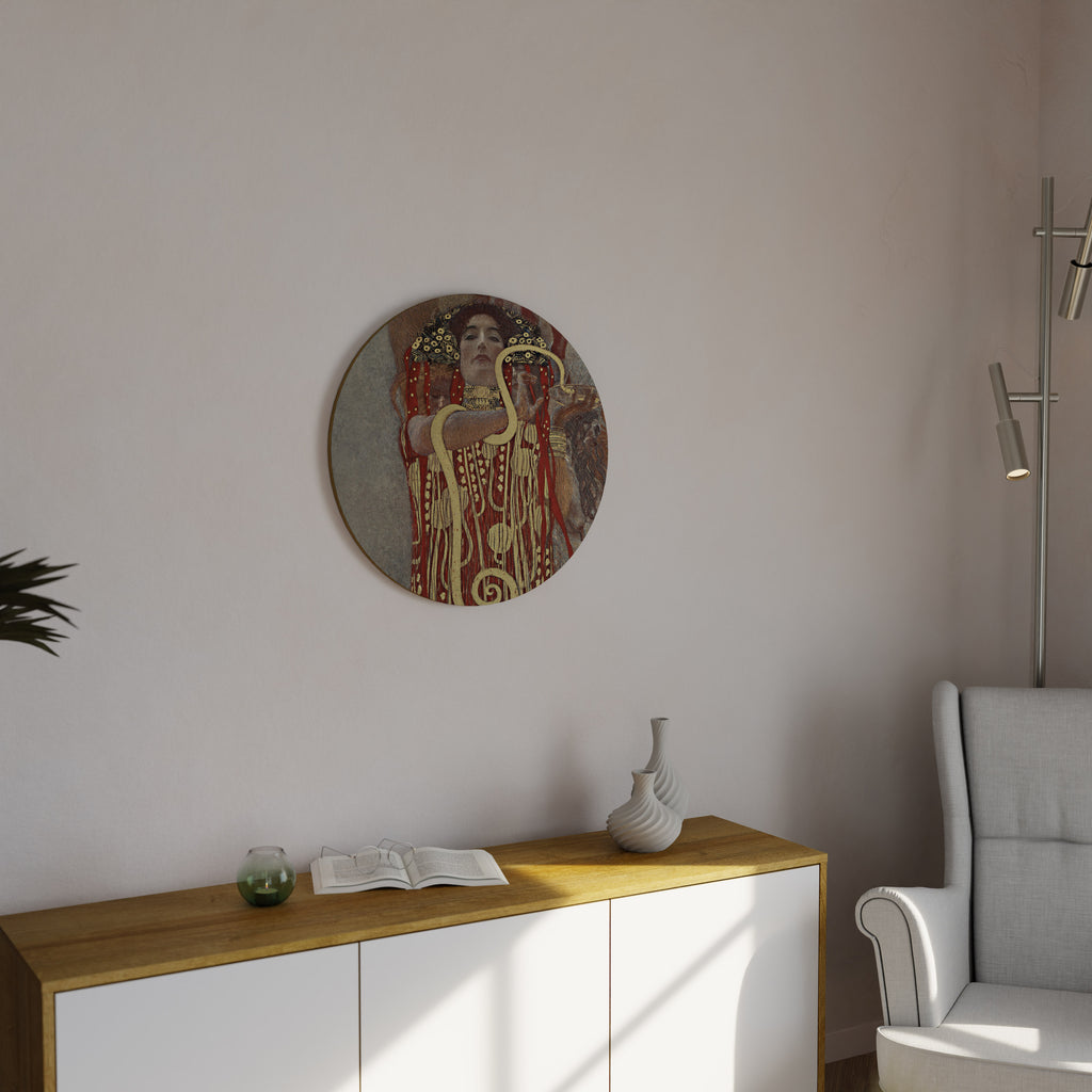 ΥΓΕΙΑ ΑΠΟ ΤΗΝ KLIMT Στρογγυλή Τέχνη Τοίχου