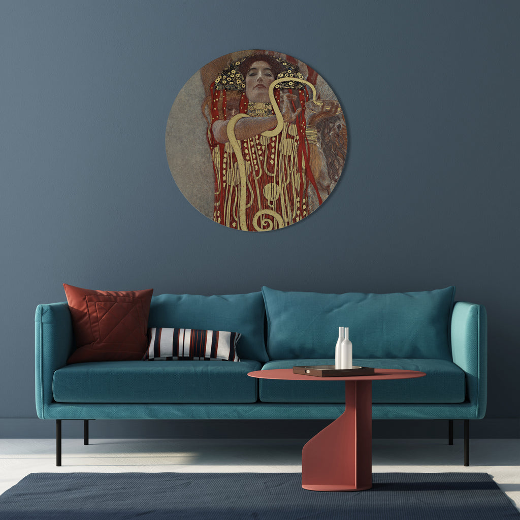 ΥΓΕΙΑ ΑΠΟ ΤΗΝ KLIMT Στρογγυλή Τέχνη Τοίχου