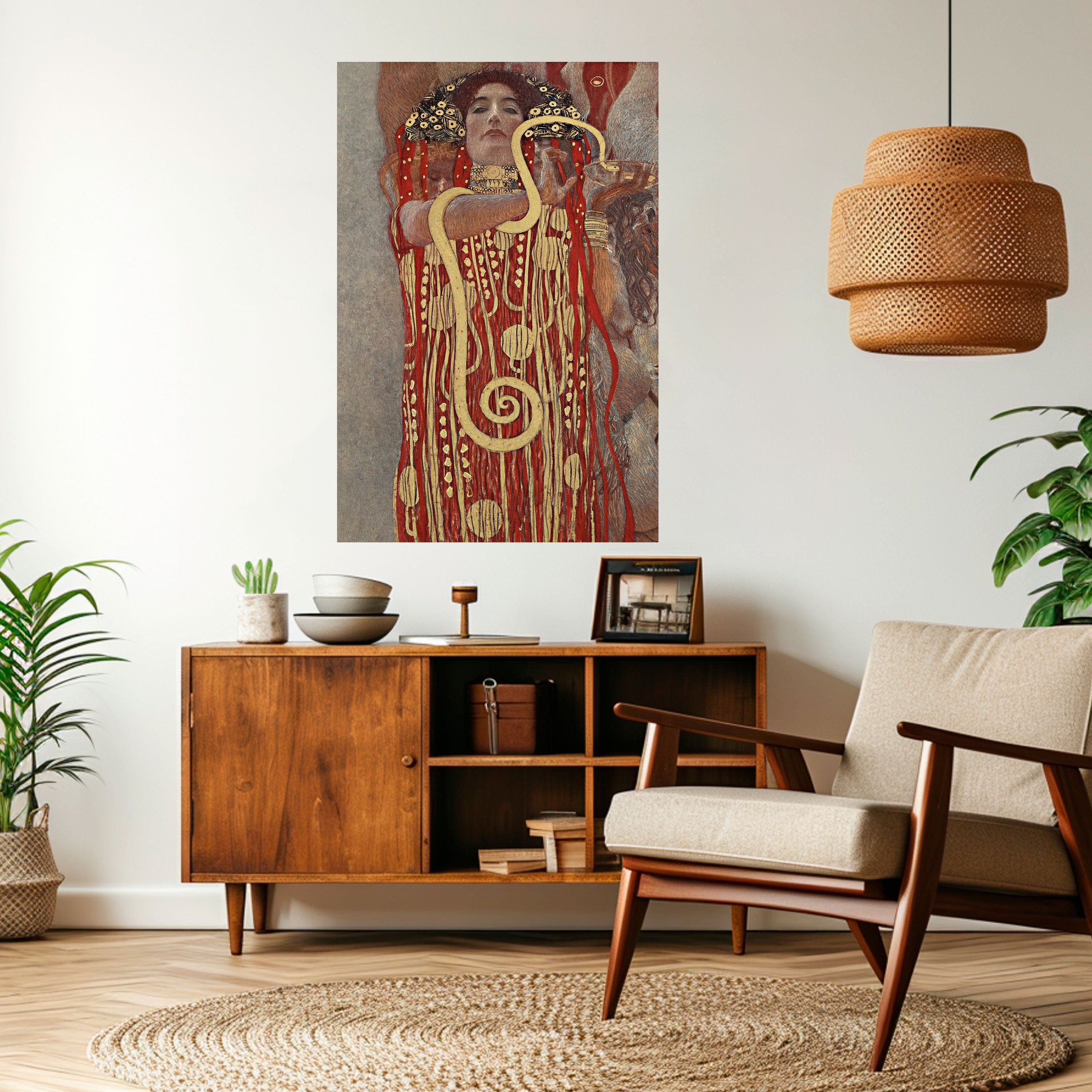 HYGIEIA BY KLIMT Peel and Stick Vertical Poster